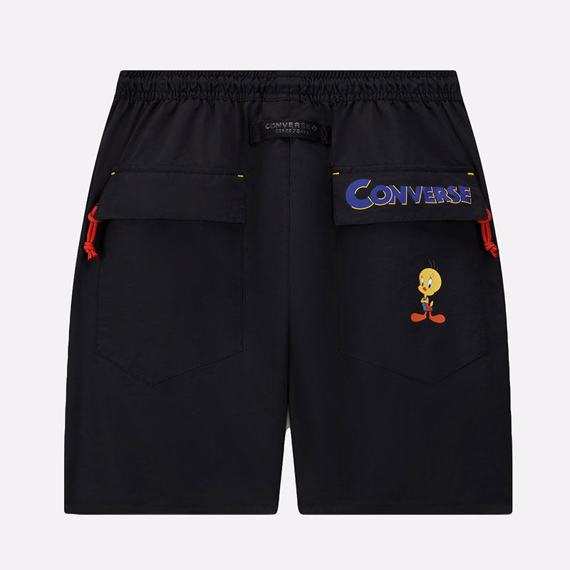мужские черные шорты  Converse x Space Jam: A New Legacy Court Ready Short 10023065001 - цена, описание, фото 3